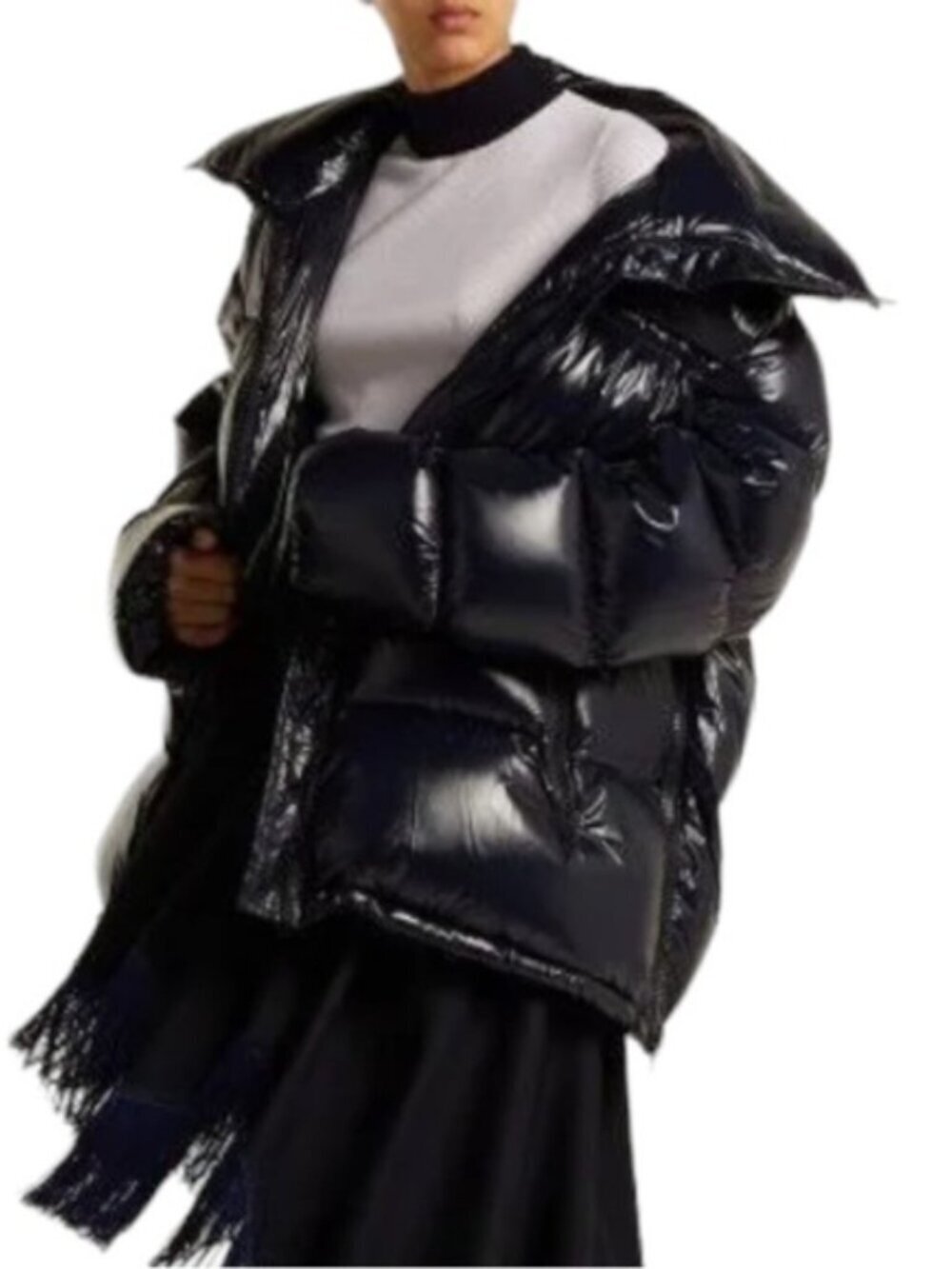 Calvin Klein Raf Simons 205W39NYC Down Filled Glossy Puffer Jacket Made in Italy - Picture 5 of 13